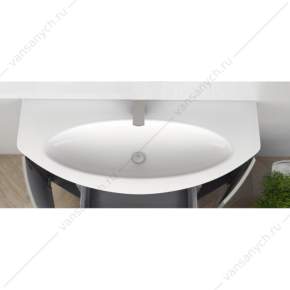 Раковина из искусственного мрамора 1220x520 CEZARES EDEN Bianco, 50178 Cezares (Италия) купить в Тюмени (Ван Саныч™)