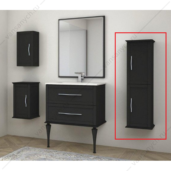 Колонна реверсивная, 34x32x114 CEZARES TIFFANY черный графит, 54964 Cezares (Италия) купить в Тюмени (Ван Саныч™)