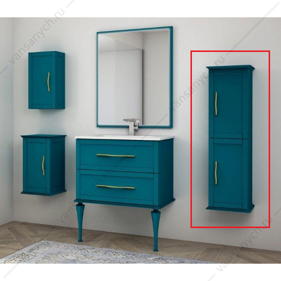 Колонна реверсивная, 34x32x114 CEZARES TIFFANY Blu Petrolio, 54965 Cezares (Италия) купить в Тюмени (Ван Саныч™)