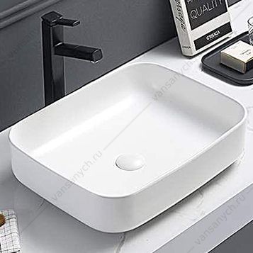 00-00007636 Раковина COMFORTY T-Y9378MW белая матовая Comforty (Россия) купить в Тюмени (Ван Саныч™)
