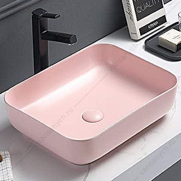 00-00007637 Раковина COMFORTY T-Y9378MP розовая матовая Comforty (Россия) купить в Тюмени (Ван Саныч™)
