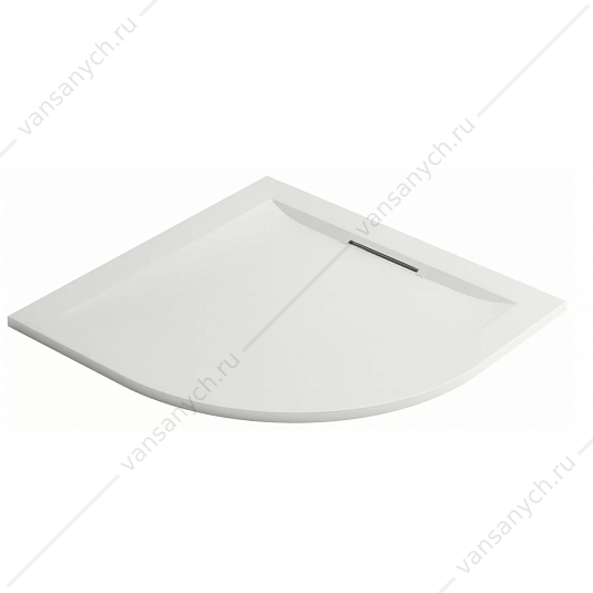 Душевой поддон Jacob Delafon Flight Pure 80x80х2,6 cм четверть круга, E62322-00 Jacob Delafon (Франция) купить в Тюмени (Ван Саныч™)