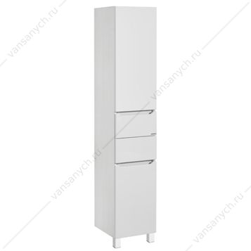 00004143643 Шкаф-колонна АКВАТОН Дакота белый/выбелен. дерево 1A203203DAAY0 Акватон (Россия) купить в Тюмени (Ван Саныч™)