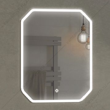 00-00001283 Зеркало COMFORTY Колеус-65 LED-подсветка, сенсор 800*650, 1283CF Comforty (Россия) купить в Тюмени (Ван Саныч™)