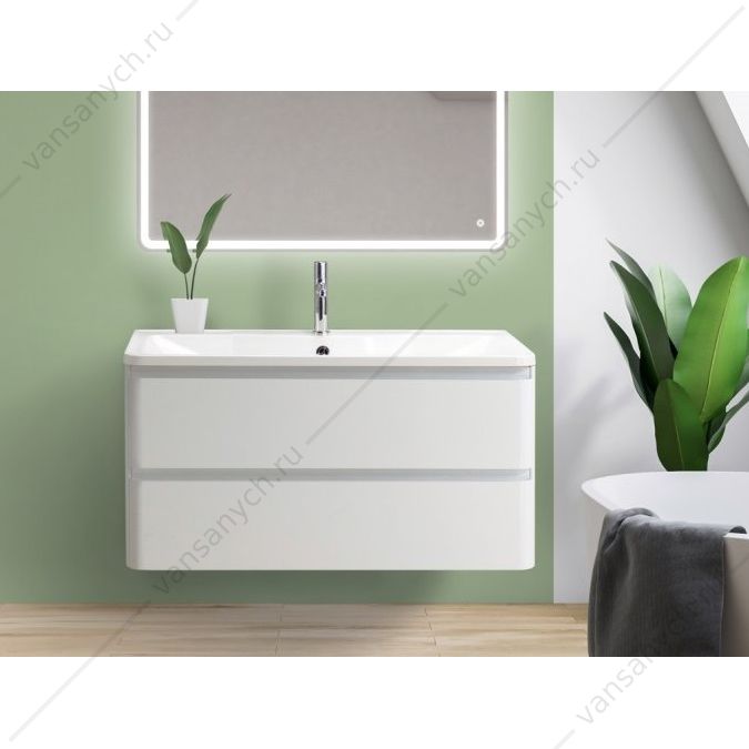 Тумба под раковину 90см BelBagno ALBANO, Bianco Lucido, ALBANO-900-2C-SO-BL Belbagno (Италия) купить в Тюмени (Ван Саныч™)
