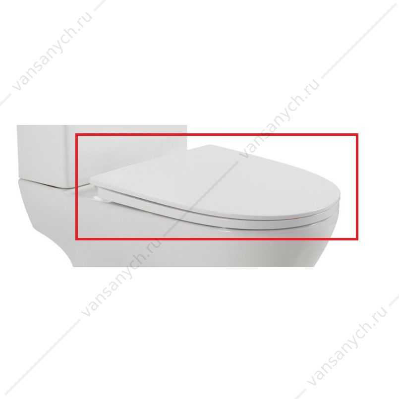 Сиденье BELBAGNO LOUNGE, микролифт, белый, BB045/051SC Belbagno (Италия) купить в Тюмени (Ван Саныч™)
