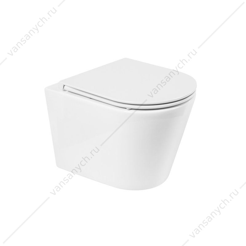 Унитаз безободковый подвесной BELBAGNO FLAY-R , белый, BB053CHR Belbagno (Италия) купить в Тюмени (Ван Саныч™)