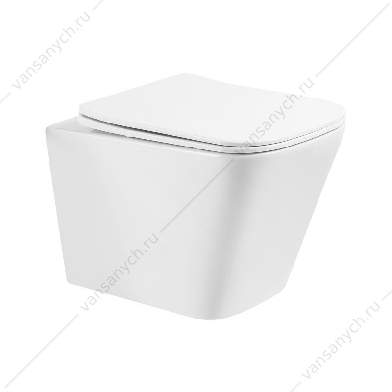 Унитаз безободковый подвесной BELBAGNO ARDENTE-R, белый, BB520CHR Belbagno (Италия) купить в Тюмени (Ван Саныч™)