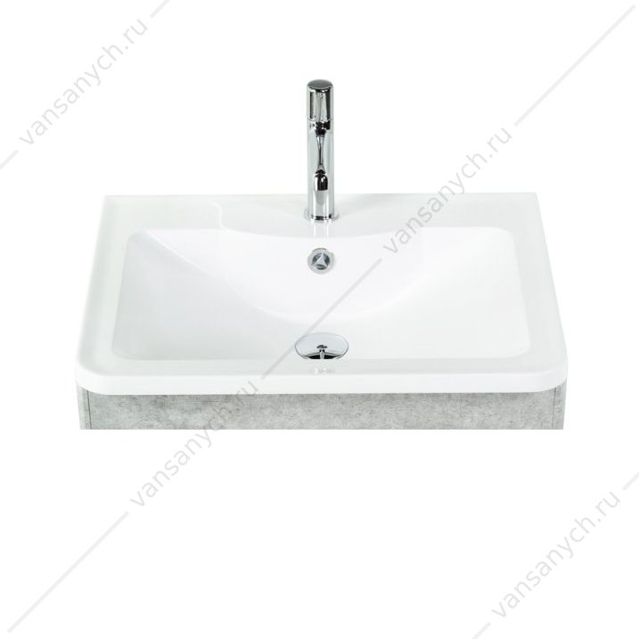 Раковина из литьевого мрамора 60см BelBagno, белый, BB600/455-LV-MR-ALR Belbagno (Италия) купить в Тюмени (Ван Саныч™)