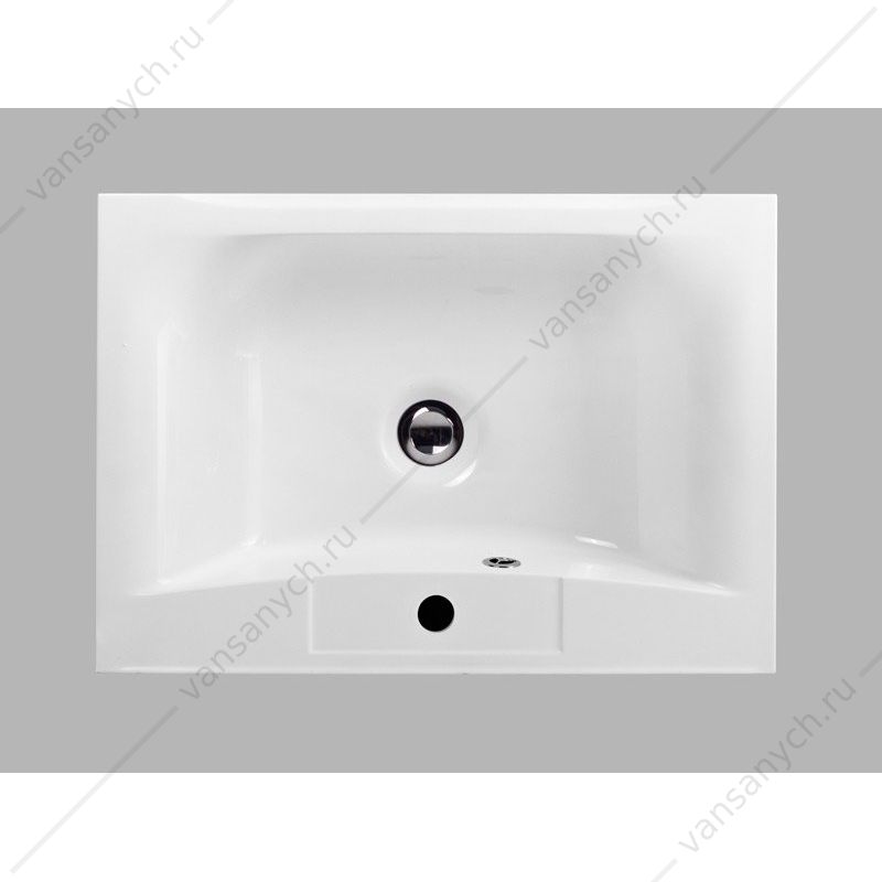 Раковина из иск. мрамора, 650x450x150, белый, BB650/450-LV-MR-PR Belbagno (Италия) купить в Тюмени (Ван Саныч™)