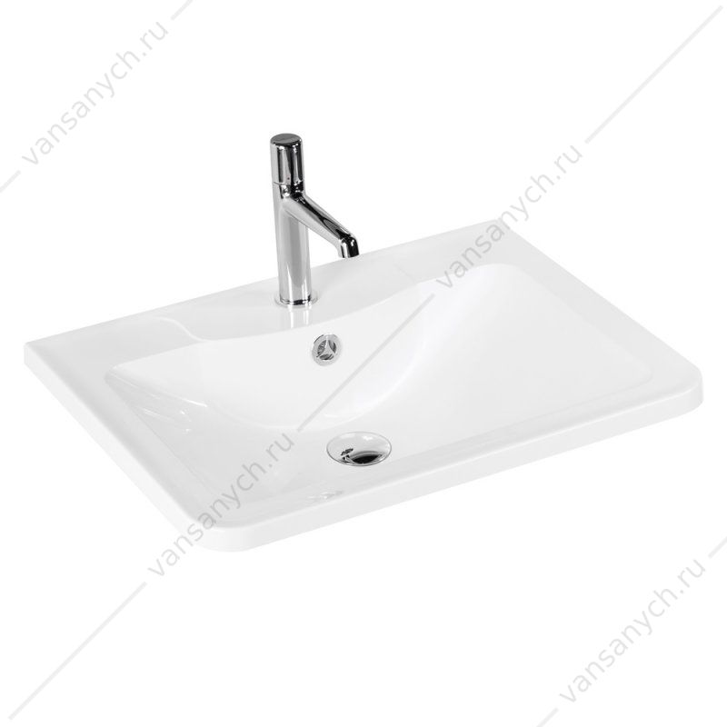 Раковина из литьевого мрамора 70см BelBagno, белый, BB700/455-LV-MR-ALR Belbagno (Италия) купить в Тюмени (Ван Саныч™)