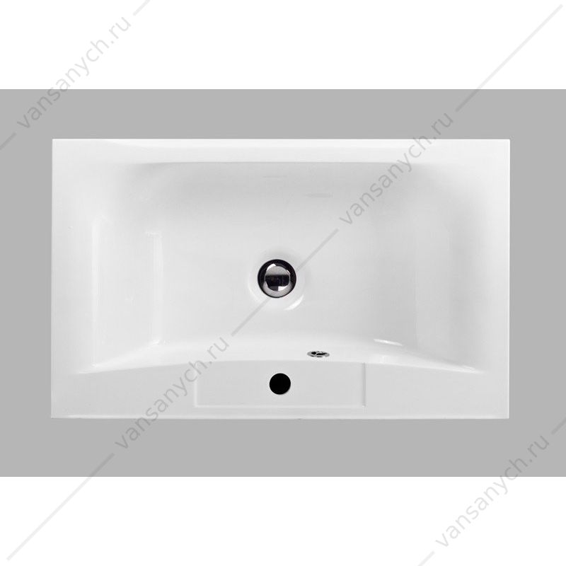 Раковина из иск. мрамора, 750x450x150, белый, BB750/450-LV-MR-PR Belbagno (Италия) купить в Тюмени (Ван Саныч™)
