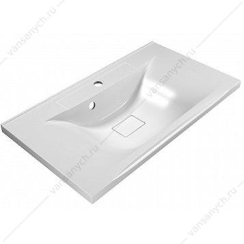 Раковина из литьевого мрамора 80см BelBagno, белый, BB800/450-LV-MR-PR Belbagno (Италия) купить в Тюмени (Ван Саныч™)