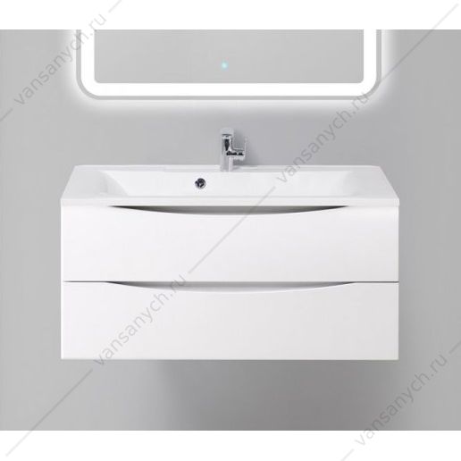 Тумба под раковину 100см BelBagno MARINO, Bianco Lucido, MARINO-1000-2C-SO-BL-P Belbagno (Италия) купить в Тюмени (Ван Саныч™)