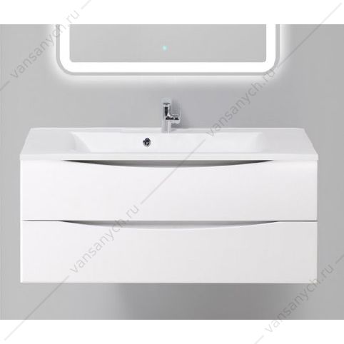 Тумба под раковину 110 см BelBagno MARINO, Bianco Lucido, MARINO-1100-2C-SO-BL-P Belbagno (Италия) купить в Тюмени (Ван Саныч™)