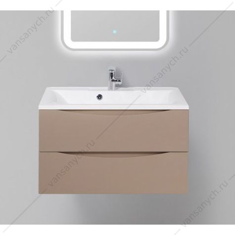 Тумба под раковину 80см BelBagno MARINO, Capucino Lucido, MARINO-800-2C-SO-CL-P Belbagno (Италия) купить в Тюмени (Ван Саныч™)