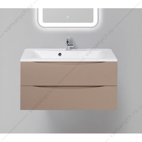 Тумба под раковину 90см BelBagno MARINO, Capucino Lucido, MARINO-900-2C-SO-CL-P Belbagno (Италия) купить в Тюмени (Ван Саныч™)