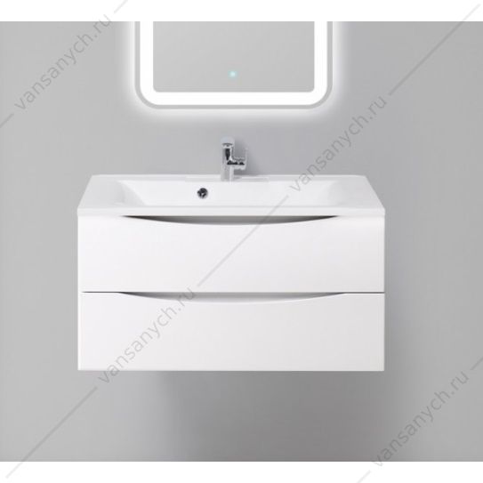 Тумба под раковину 90см BelBagno MARINO-H60, Bianco Lucido, MARINO-H60-900-2C-SO-BL-P Belbagno (Италия) купить в Тюмени (Ван Саныч™)