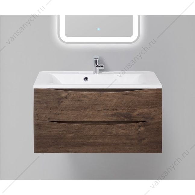 Тумба под раковину 90см BelBagno MARINO-H60, Rovere Moro, MARINO-H60-900-2C-SO-RW-P Belbagno (Италия) купить в Тюмени (Ван Саныч™)