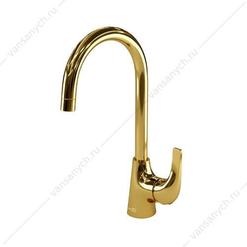 9062835 Смеситель для кухни Sauer 7107, золото глянцевое WasserKraft (Германия) купить в Тюмени (Ван Саныч™)