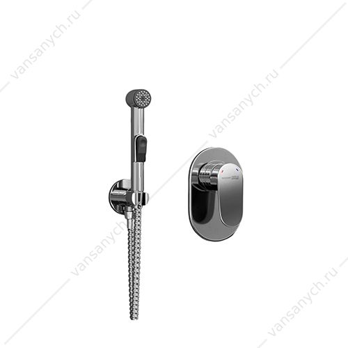 SET289 Комплект гигиенического душа со шлангом 100 см,  A11056, хром WasserKraft (Германия) купить в Тюмени (Ван Саныч™)