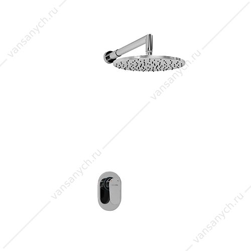 SET293 Душевая система с верхней насадкой, A12030, хром WasserKraft (Германия) купить в Тюмени (Ван Саныч™)