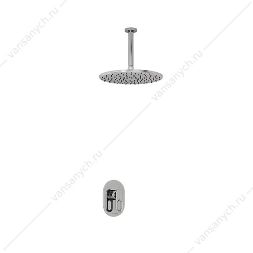 SET1239 Душевая система с верхней насадкой, A12830, хром WasserKraft (Германия) купить в Тюмени (Ван Саныч™)