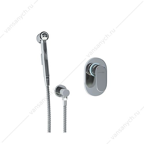 SET1261 Комплект гигиенического душа со шлангом 120 см,  A15357, хром WasserKraft (Германия) купить в Тюмени (Ван Саныч™)