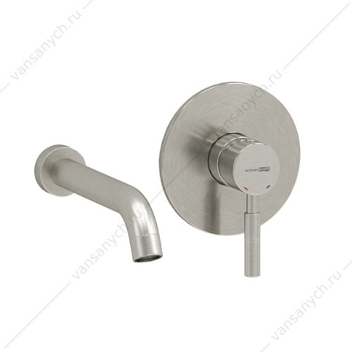 SET2588 Смеситель для раковины с изливом встраиваемый  A42583, никель WasserKraft (Германия) купить в Тюмени (Ван Саныч™)