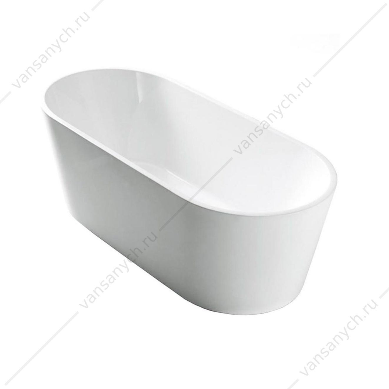 Ванна 160х80 акрил. BELBAGNO BB202 белая с переливом хром, BB202-1600-800 Belbagno (Италия) купить в Тюмени (Ван Саныч™)