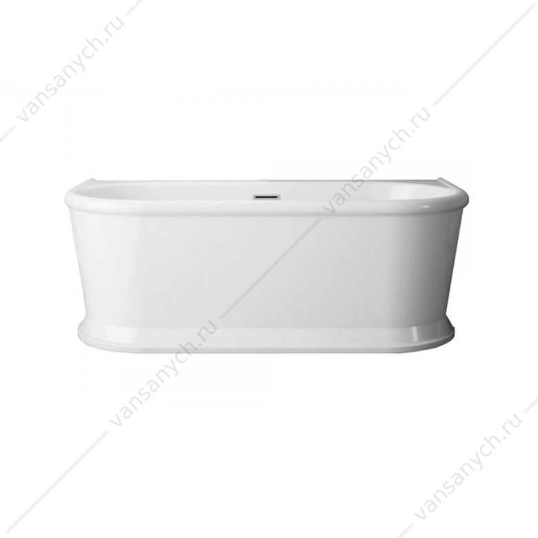 Ванна 170х80 акрил. BELBAGNO BB408 белая слив-перелив. хром, BB408-1700-800 Belbagno (Италия) купить в Тюмени (Ван Саныч™)
