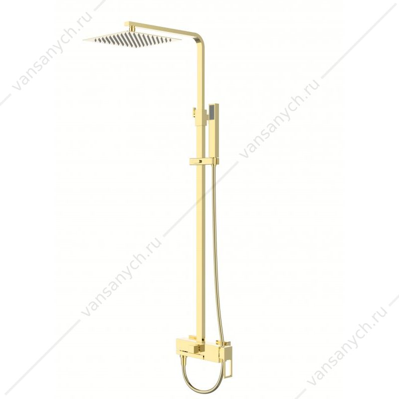 Душевая стойка со смесителем BELBAGNO LUCE золото LUC-VSCM-ORO Belbagno (Италия) купить в Тюмени (Ван Саныч™)