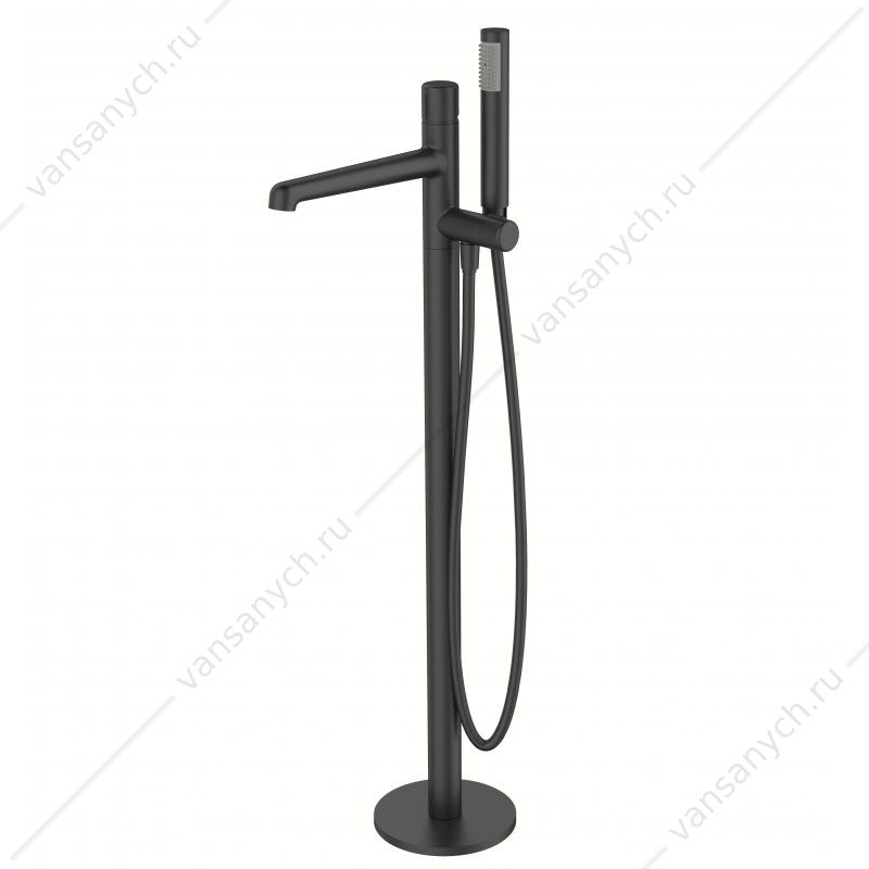 Смеситель напольный для ванной BELBAGNO UNO черный UNO-FMT-NERO Belbagno (Италия) купить в Тюмени (Ван Саныч™)