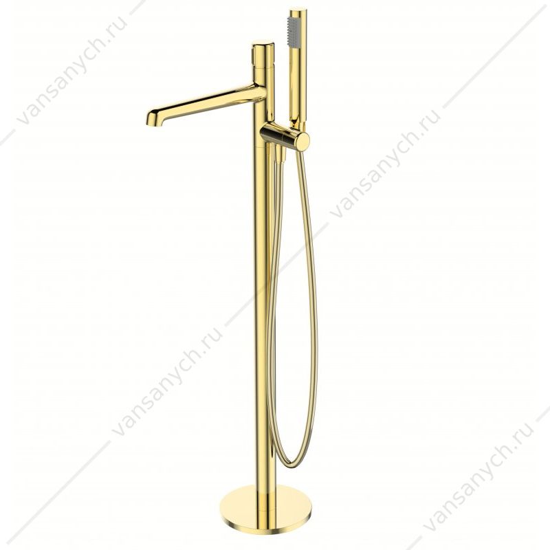 Смеситель напольный для ванной BELBAGNO UNO золото UNO-FMT-ORO Belbagno (Италия) купить в Тюмени (Ван Саныч™)