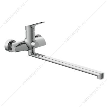 00-00013097 Смеситель для ванны CERSANIT FLAVIS, с длинным изливом,  хром, A64093 Cersanit (Польша) купить в Тюмени (Ван Саныч™)