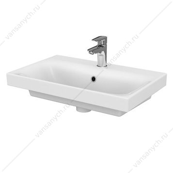 00004150205 Раковина Cersanit MODUO 60 SLIM, 1 отв., белый S-UM-MOD60SL/1 Cersanit (Польша) купить в Тюмени (Ван Саныч™)