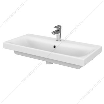 00004150206 Раковина Cersanit MODUO 80 SLIM, 1 отв., белый S-UM-MOD80SL/1 Cersanit (Польша) купить в Тюмени (Ван Саныч™)