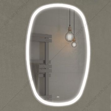 00-00005260 Зеркало 50х80 COMFORTY Космея светодиодная лента, БЕСКОНТАКТНЫЙ СЕНСОР, 00-00005260CF Comforty (Россия) купить в Тюмени (Ван Саныч™)
