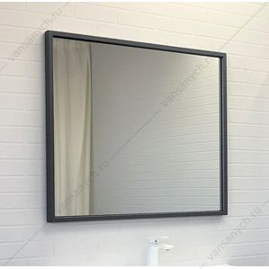 00-00009954 Зеркало 90х80 COMFORTY Бредфорд-90 графит, 00-00009954CF Comforty (Россия) купить в Тюмени (Ван Саныч™)