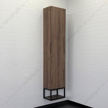 00-00009982 Шкаф-колонна 35 COMFORTY Порто дуб темно-коричневый, 00-00009982CF Comforty (Россия) купить в Тюмени (Ван Саныч™)
