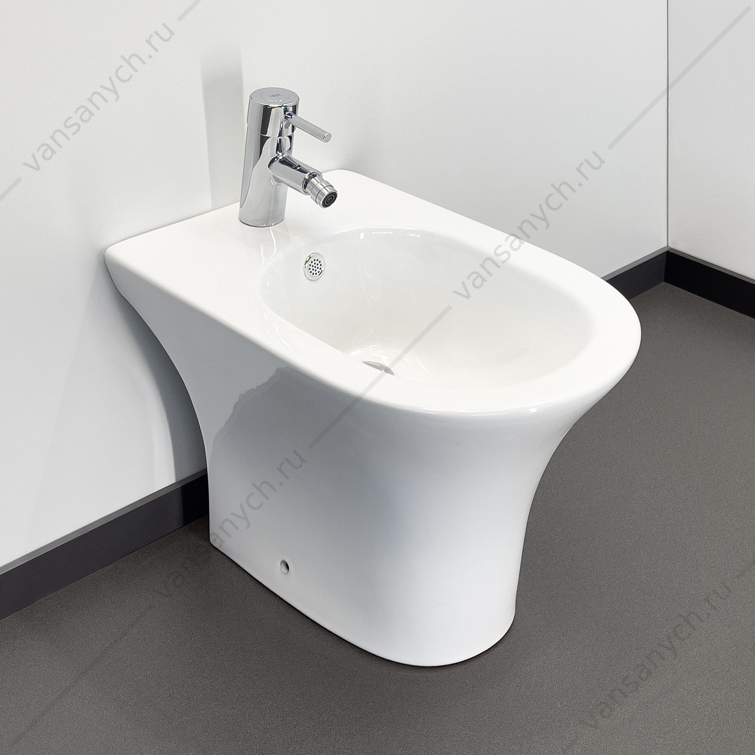 00-00012870 Биде папольное с переливом COMFORTY 109BD, белый Comforty (Россия) купить в Тюмени (Ван Саныч™)