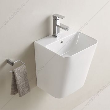 00-00012240 Раковина 38х34 моноблок подвесная COMFORTY 500Q белый Comforty (Россия) купить в Тюмени (Ван Саныч™)