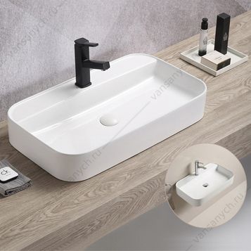 00-00012239 Раковина 70х40см COMFORTY 78574-70 белый накладная Comforty (Россия) купить в Тюмени (Ван Саныч™)