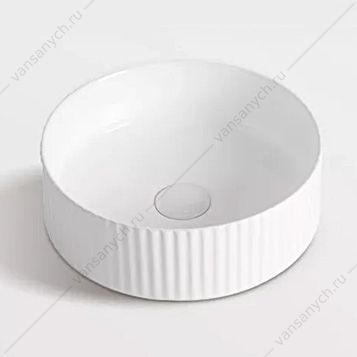 00-00012233 Раковина накладная 36см COMFORTY 78728 белый круглая Comforty (Россия) купить в Тюмени (Ван Саныч™)