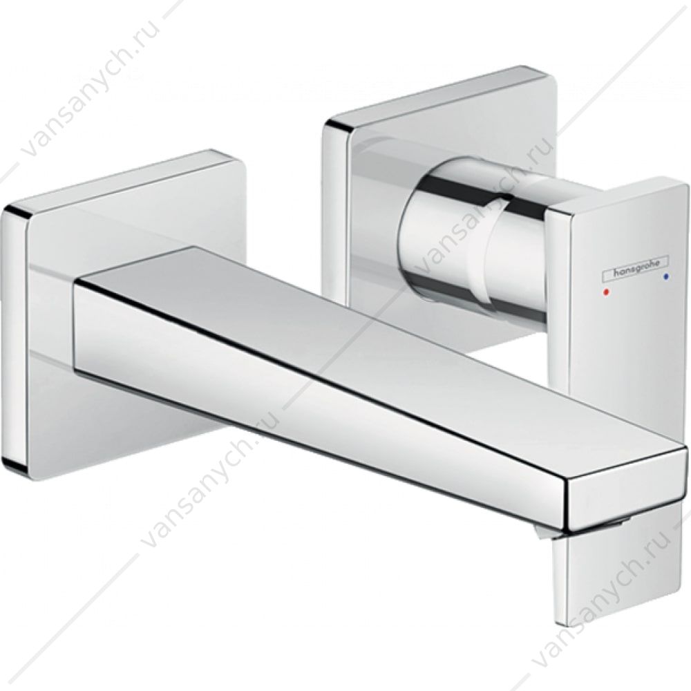 Смеситель для раковины HG Metropol хром 32525000  встраиваемый HANSGROHE (Германия) купить в Тюмени (Ван Саныч™)