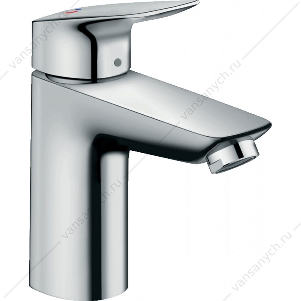 Смеситель для раковины HG Logis 100, CoolStart хром 71102000  HANSGROHE (Германия) купить в Тюмени (Ван Саныч™)