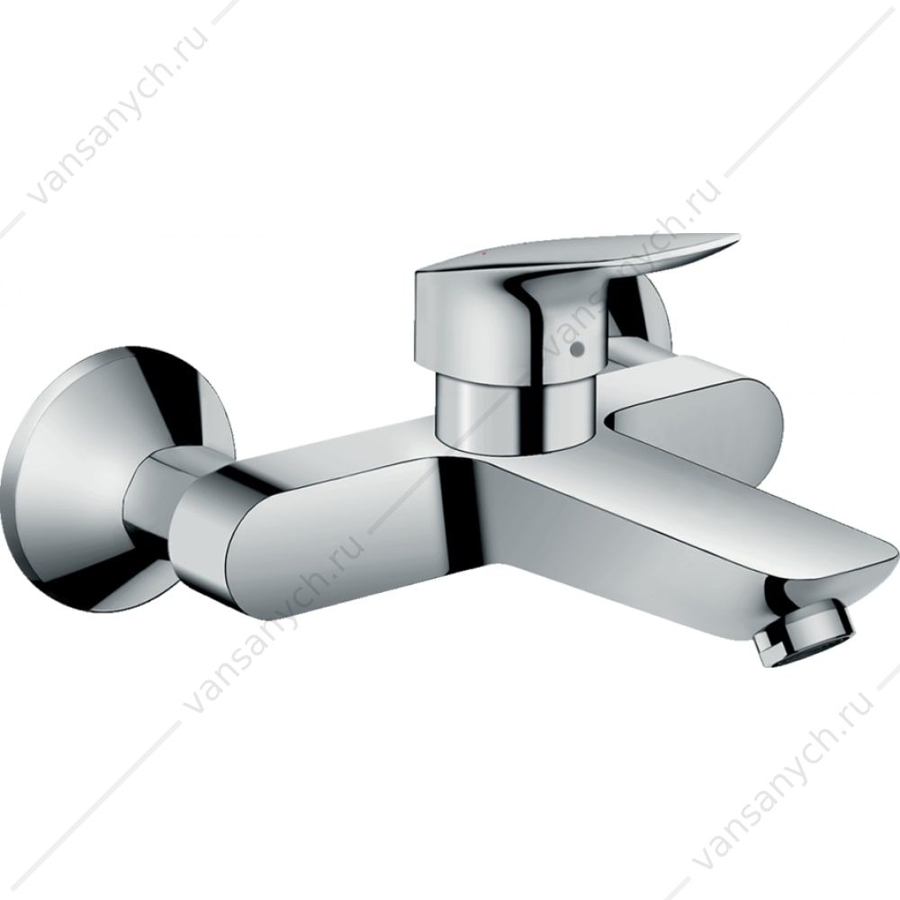 Смеситель для раковины из стены HG Logis хром 71225000  HANSGROHE (Германия) купить в Тюмени (Ван Саныч™)