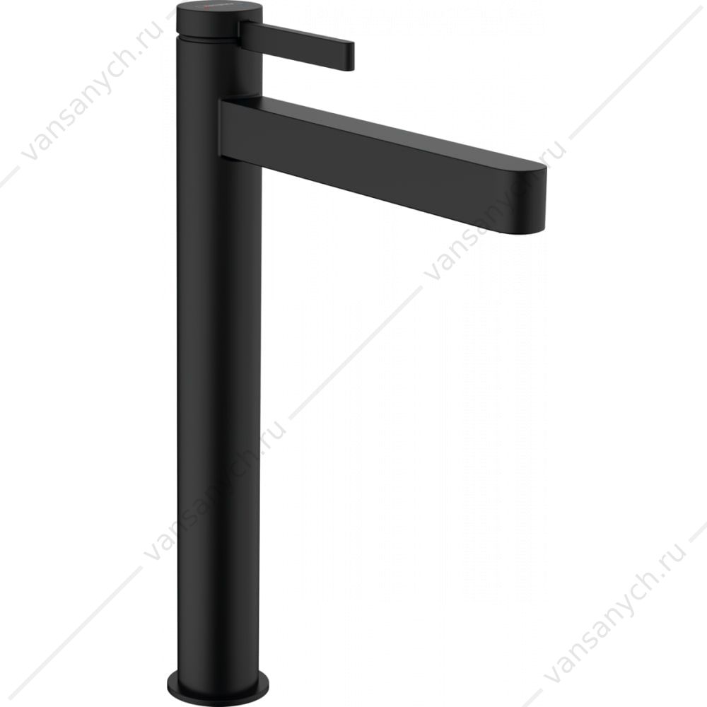 Смеситель для раковины HG Finoris 260, push open, мат. черный 76070670  HANSGROHE (Германия) купить в Тюмени (Ван Саныч™)