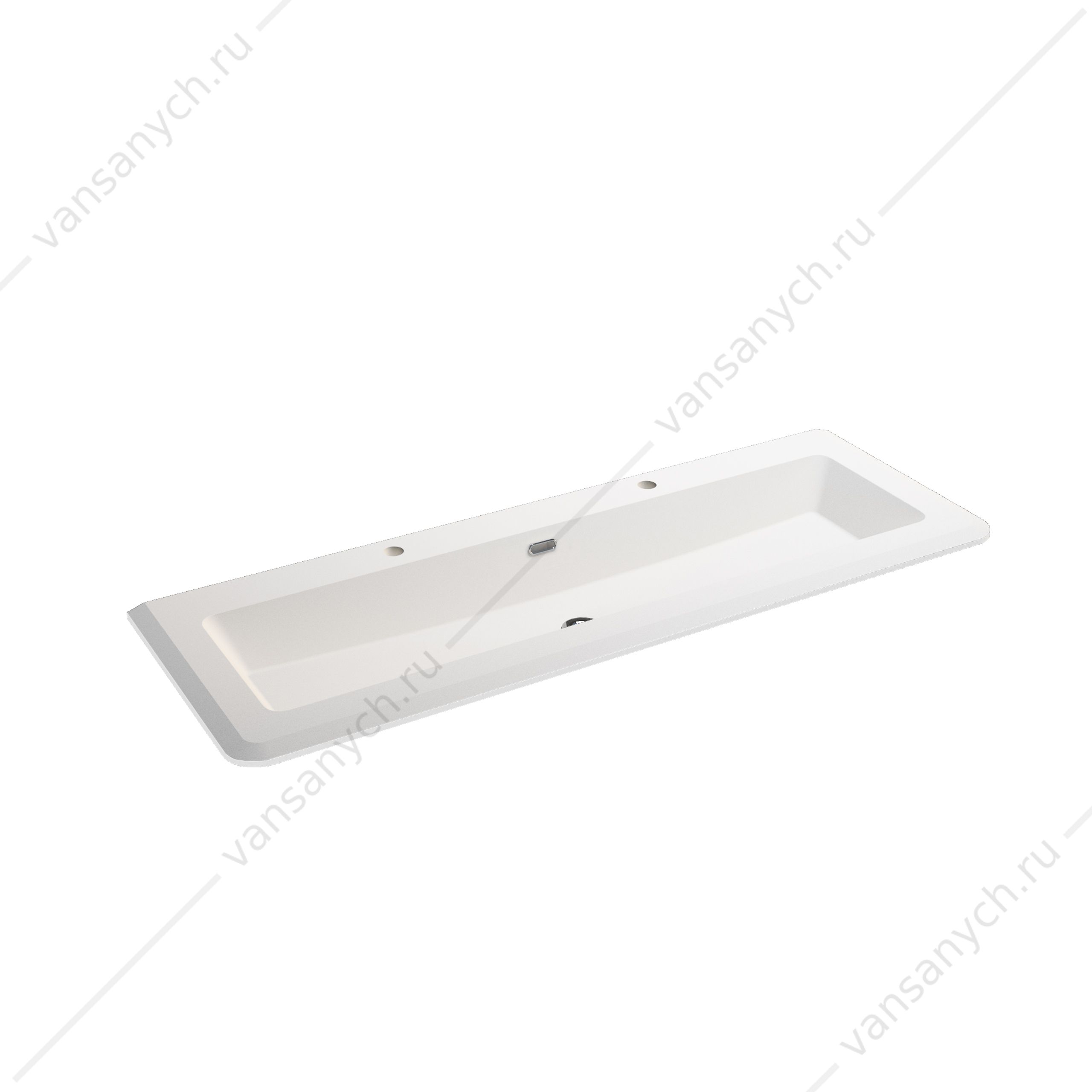 Раковина 140см из иск. мрамора CEZARES, solid surface , Bianco opaco, 50265 Cezares (Италия) купить в Тюмени (Ван Саныч™)