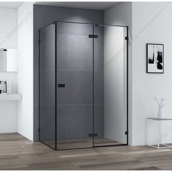 Душевой уголок CEZARES BELLAGIO-AH-1, черный, BELLAGIO-AH-1-140/100-C-NERO Cezares (Италия) купить в Тюмени (Ван Саныч™)